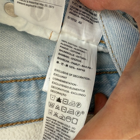 Levi’s 501 Origianl Denim Shorts Cutoffs Ojai Lake 27 - Picture 6 of 6